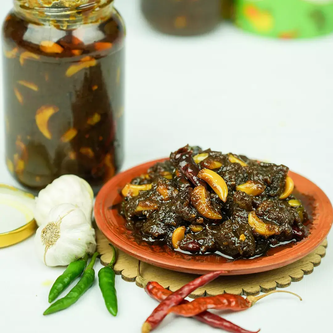 ঝাল রসুন আচার | Spicy garlic pickle